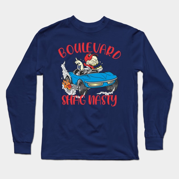 Shag Nasty Corvette Long Sleeve T-Shirt by Boulevard Shag Nasty